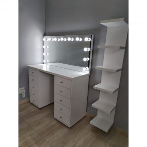 The 10 Drawer Frameless Glam station (Excluding shelf unit)