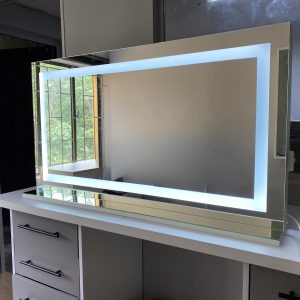 950 X 600 Table top LED Mirror with mirror base